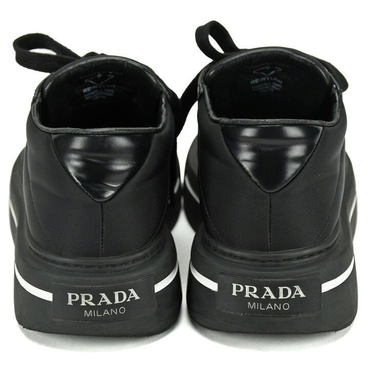 楽天市場】プラダ PRADA スニーカー マクロ Re-Nylon レザー シューズ 