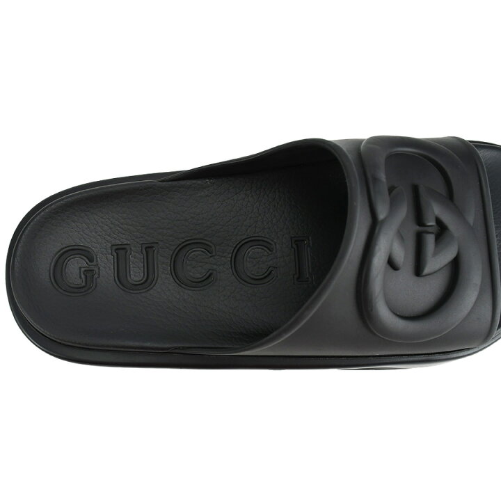 楽天市場】グッチ GUCCI サンダル インターロッキングG スライド 