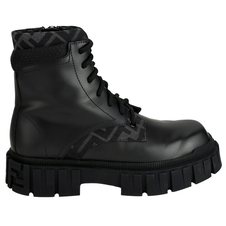 楽天市場】フェンディ FENDI FFロゴ ズッカ柄 フォース レースアップ  