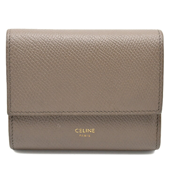 楽天市場】セリーヌ CELINE スモール トリフォールドウォレット 三  