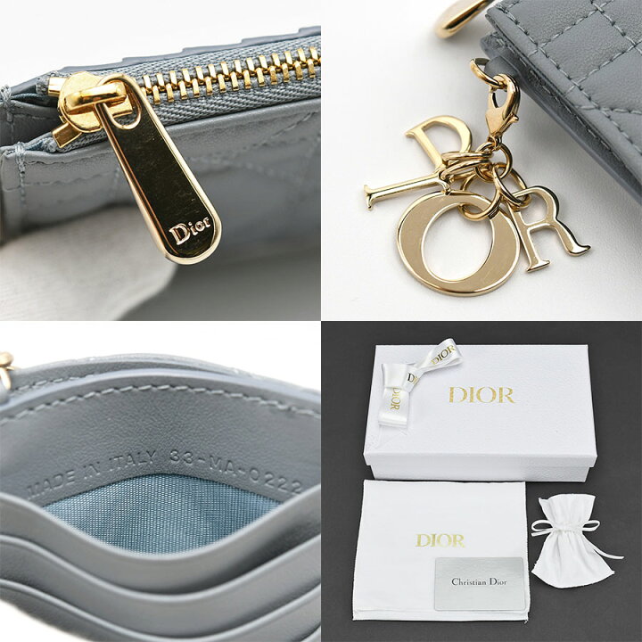 楽天市場】ディオール Christian Dior スモール ジップ カードホルダー  