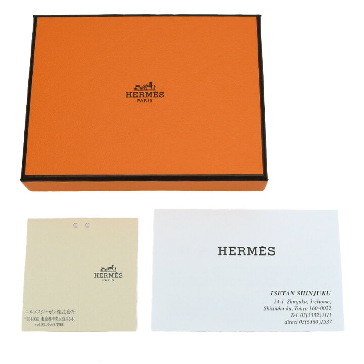 楽天市場】エルメス HERMES アンテルカレール 二つ折り 財布 