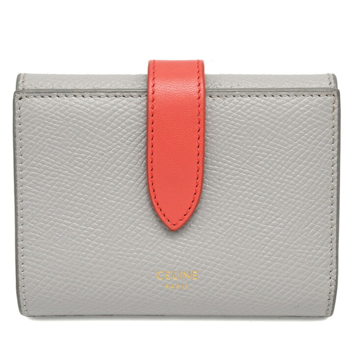 楽天市場】新品同様 セリーヌ CELINE 三つ折り 財布 ストラップ 
