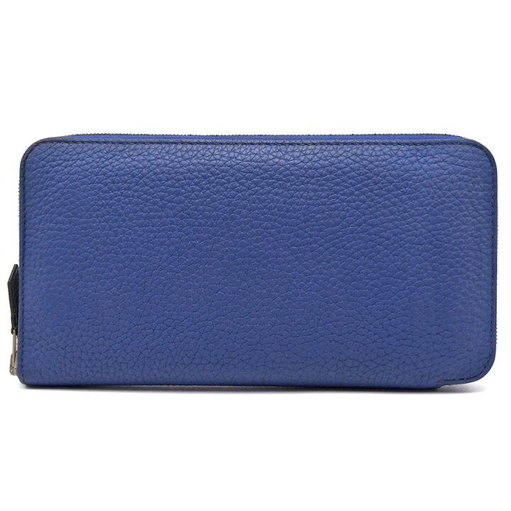 HERMESアザップオールレザーラウンドファスナー財布 - 長財布 