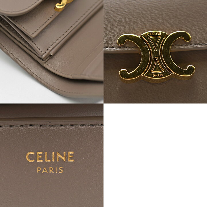楽天市場】セリーヌ CELINE トリオンフ スモール フラップウォレット 