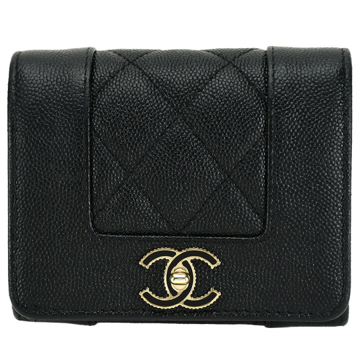 楽天市場】シャネル CHANEL マドモアゼル 三つ折り財布 AP0597 