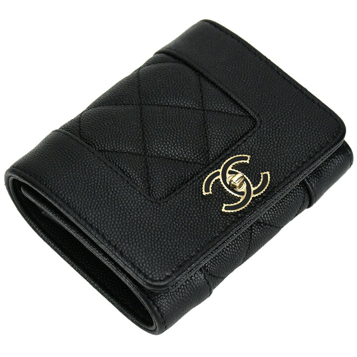 楽天市場】シャネル CHANEL マドモアゼル 三つ折り財布 AP0597  