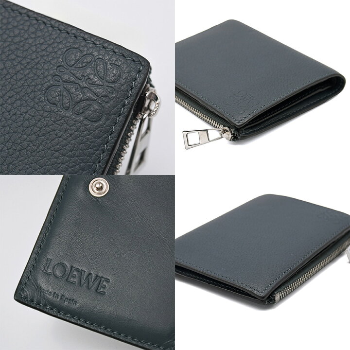 楽天市場】ロエベ LOEWE スリム コンパクトウォレット 二つ折り 財布 