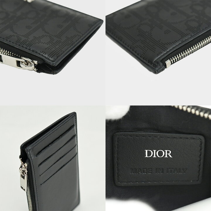 楽天市場】ディオール DIOR ジップ カードホルダー コインケース 