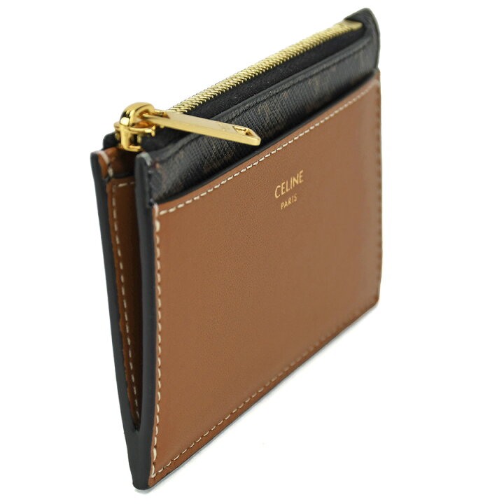 楽天市場】セリーヌ CELINE ジップ付き カードホルダー コインケース 