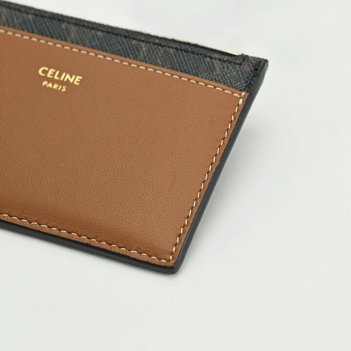 楽天市場】セリーヌ CELINE ジップ付き カードホルダー コインケース 