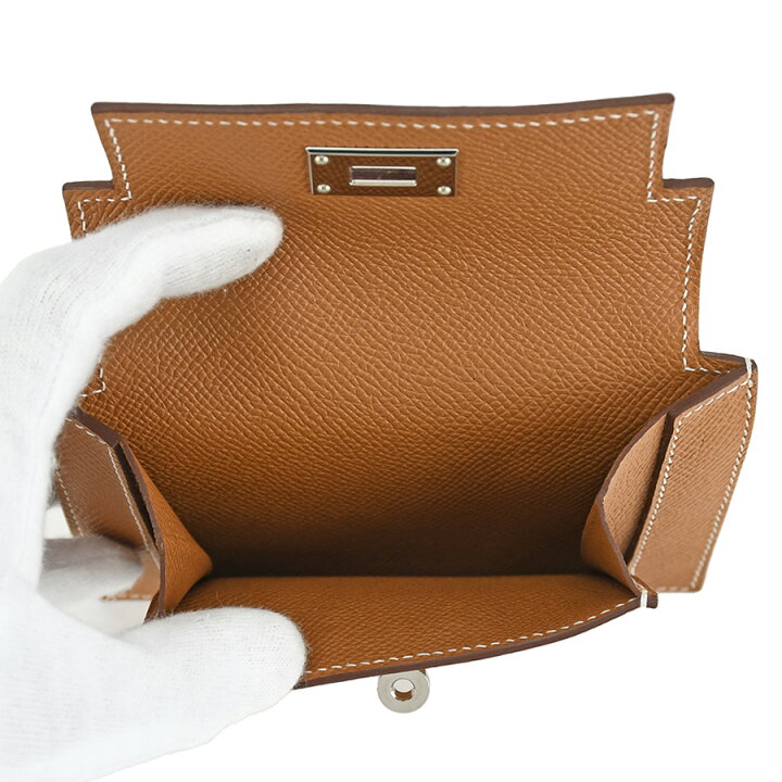 楽天市場】エルメス HERMES ケリー ポケット コンパクト ウォレット 