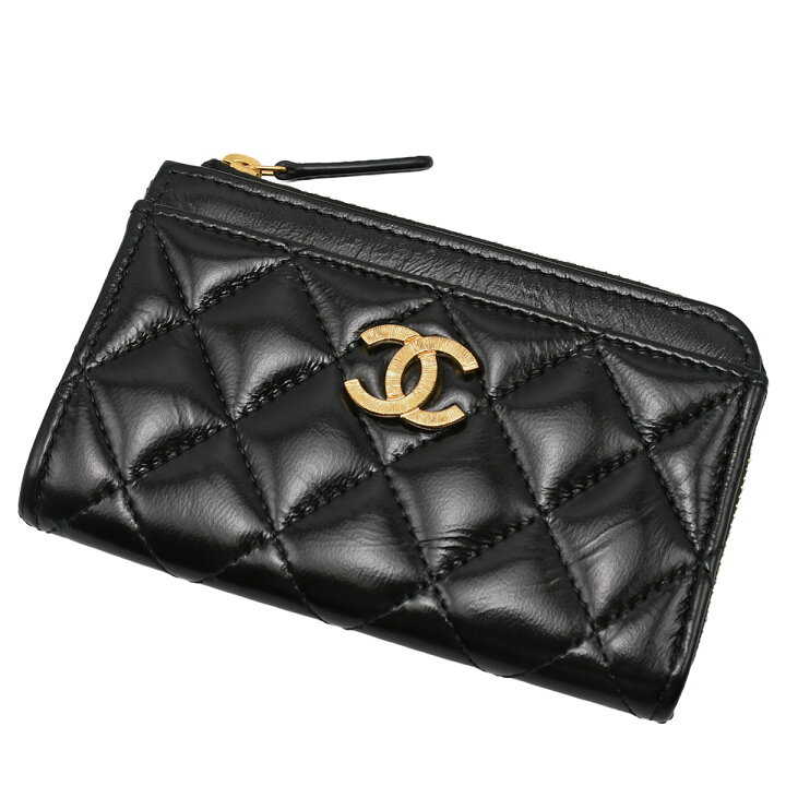楽天市場】シャネル CHANEL マトラッセ ジップ カードケース コイン 