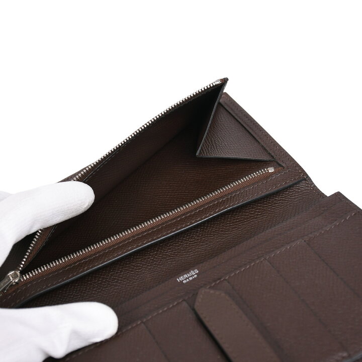 楽天市場】エルメス HERMES ベアンスフレ 二つ折り 長財布 Hロゴ 