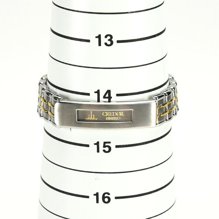 ☆セイコー☆クレドール☆K18/SS☆7371-0040☆ラウンドフェイス （楽天  