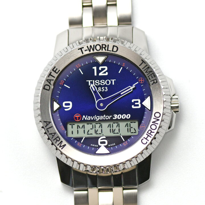 楽天市場】TISSOT ティソ T-ナビゲーター3000 クォーツ T96.1.488.42 