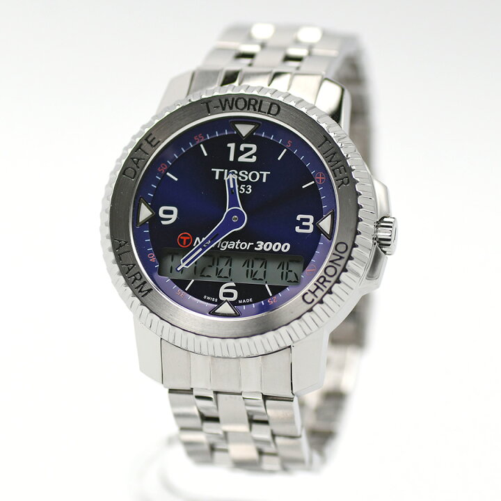 楽天市場】TISSOT ティソ T-ナビゲーター3000 クォーツ T96.1.488.42 