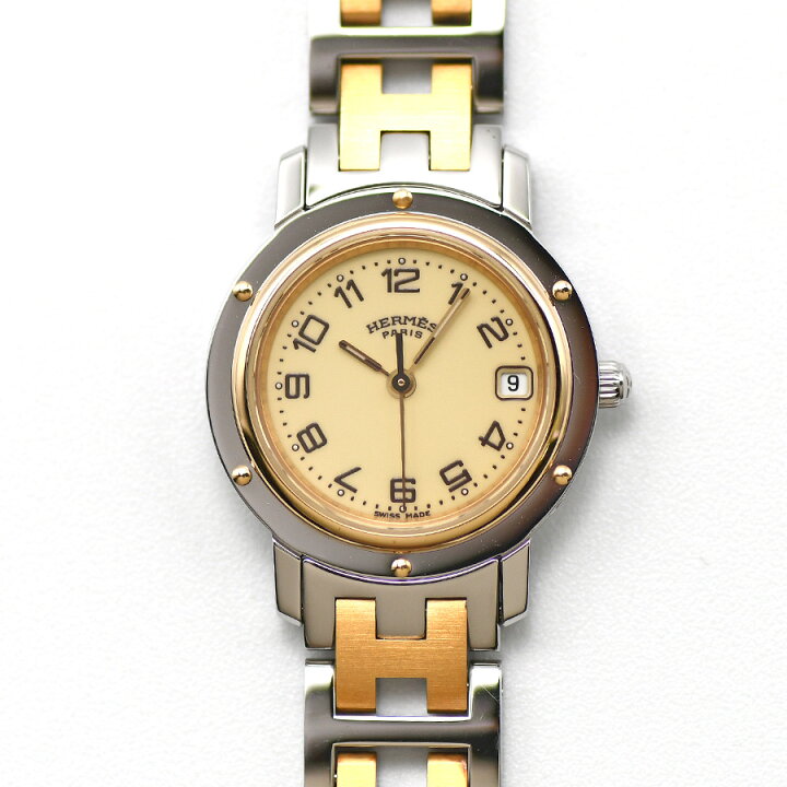 楽天市場】エルメス HERMES クリッパー レディース CL4.220 クォーツ  