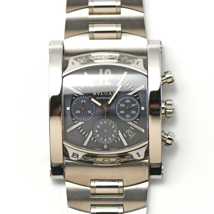 楽天市場】ブルガリ BVLGARI アショーマ 48MM クロノグラフ 