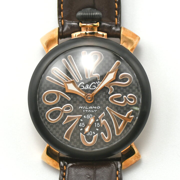 楽天市場】ガガミラノ GaGa MILANO マヌアーレ48MM 手巻き 5014.01S 