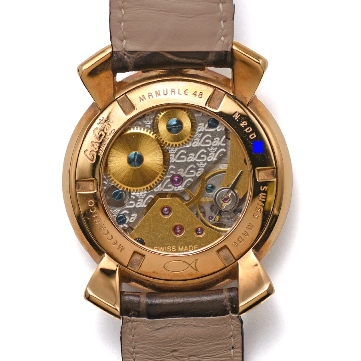 楽天市場】ガガミラノ GaGa MILANO マヌアーレ48MM 手巻き 5011.11S