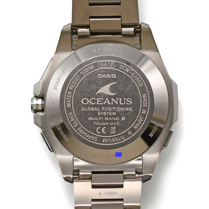 中古美品　CASIO OCEANUS オシアナス　OCW-G1000-1AJF 緑屋質屋】カシオ OCEANUS(オシアナス) OCW-G1000-1AJF【中古