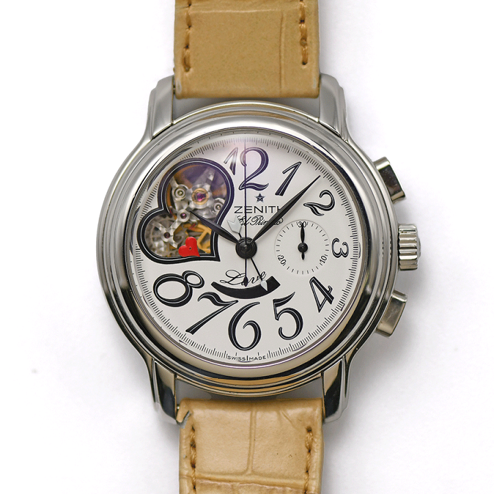 楽天市場】ゼニス ZENITH クロノマスター スター オープンハート  