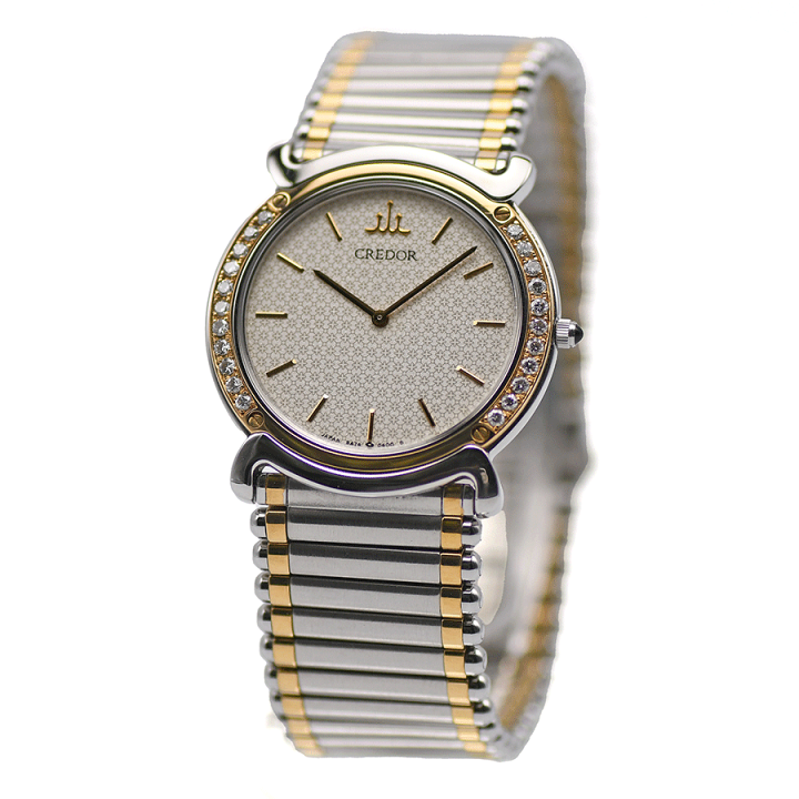 楽天市場】新品同様 SEIKO セイコー CREDOR クレドール SS 18KT
