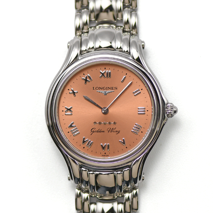 宝*斎様 LONGINES ロンジン クォーツ Presence ゴールド 不動 質屋 1円～ 腕時計 不動 LONGINES ロンジン クォーツ ゴールド色