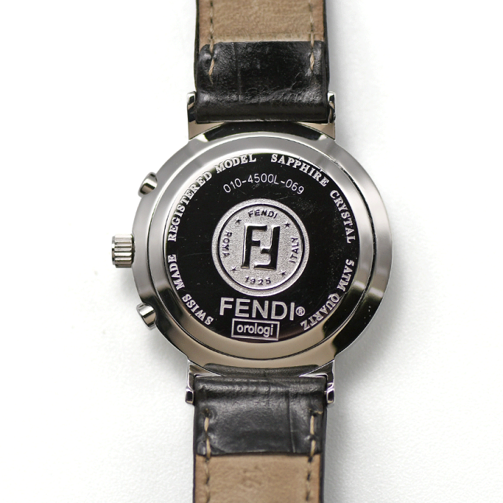 楽天市場】フェンディ FENDI クロノグラフ 4500L クォーツ SS/レザー