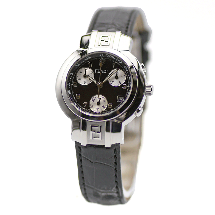FENDIフェンディ　4500L　クロノグラフ 楽天市場】フェンディ FENDI クロノグラフ 4500L クォーツ SS/レザー