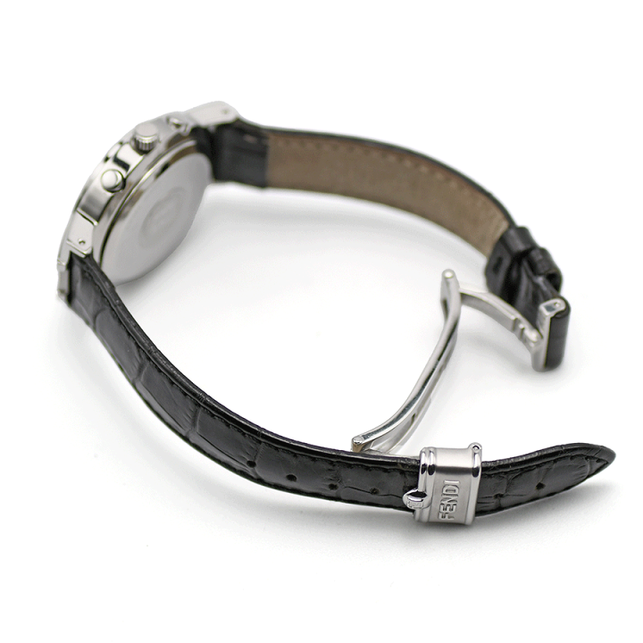 楽天市場】フェンディ FENDI クロノグラフ 4500L クォーツ SS/レザー