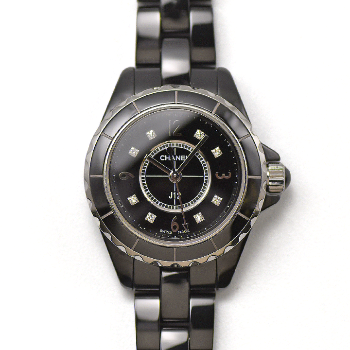 CHANEL シャネル J12 H2569 黒文字盤　レディース　セラミック CHANEL シャネル J12 H2569 黒文字盤レディースセラミック 【公式通販】