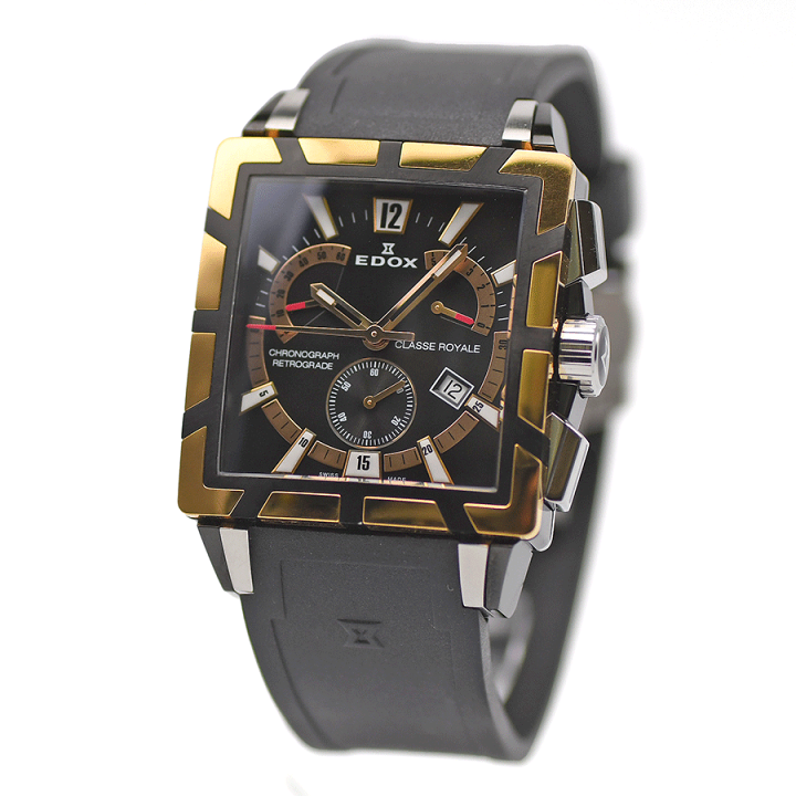 楽天市場】エドックス EDOX クラスロイヤル クロノグラフ