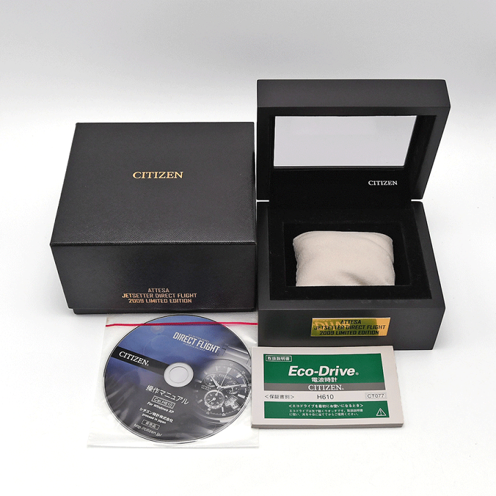 楽天市場】新品同様 シチズン CITIZEN アテッサ ジェットセッター