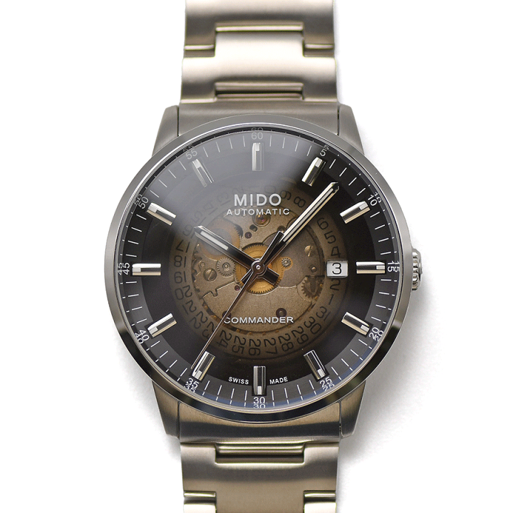 楽天市場】新品同様 ミドー MIDO コマンダー グラデーション 
