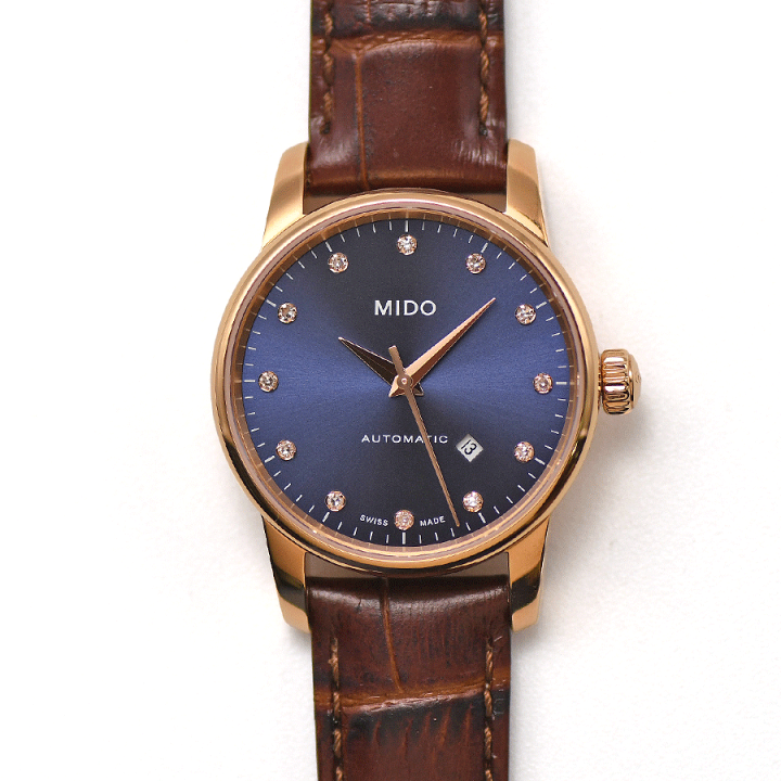 楽天市場】ミドー MIDO バロンチェッリ ミッドナイトブルー レディ 