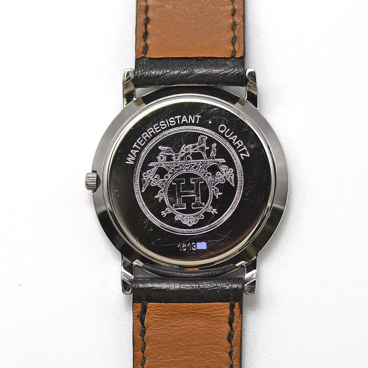 楽天市場】エルメス HERMES セリエ デイト クォーツ SS/オーストリッチ