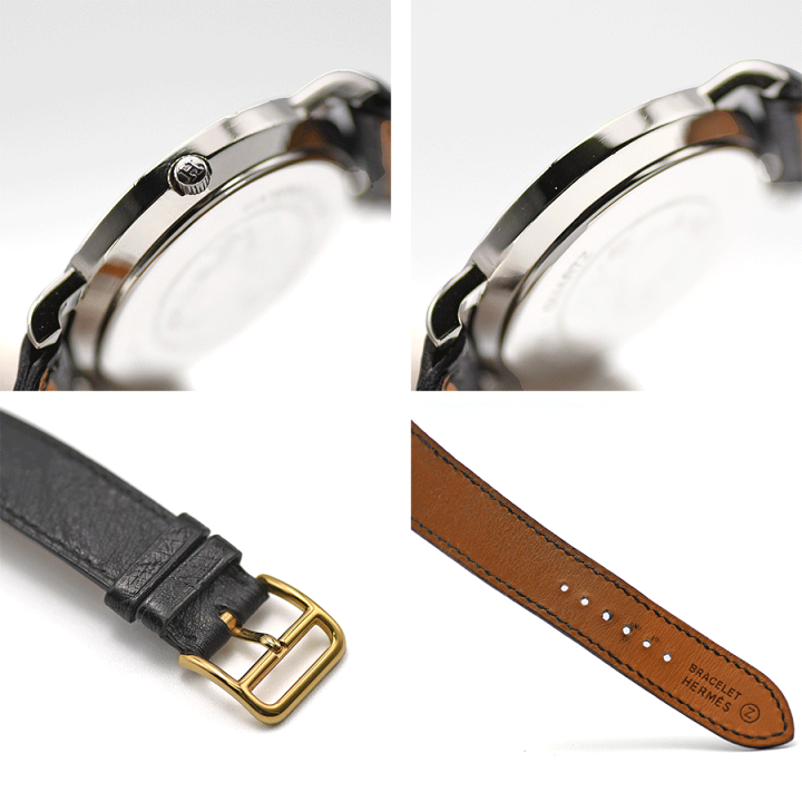 楽天市場】エルメス HERMES セリエ デイト クォーツ SS/オーストリッチ