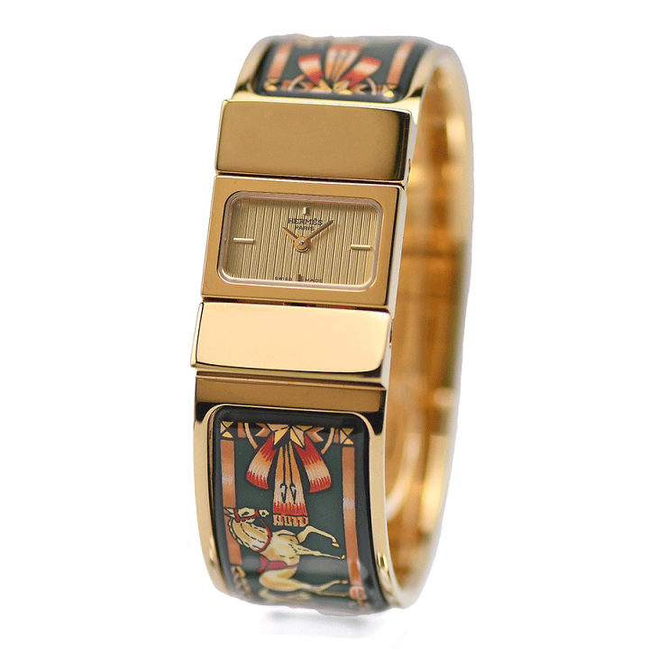 楽天市場】エルメス HERMES ロケ バングルウォッチ LO1.201.470/1AD  