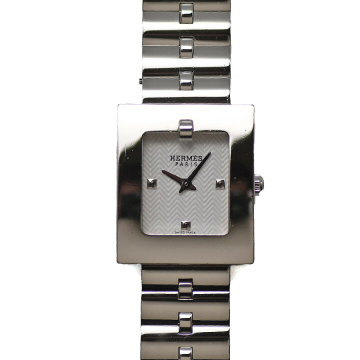 楽天市場】エルメス HERMES ベルトウォッチ BE1.110 クォーツ 白文字盤  