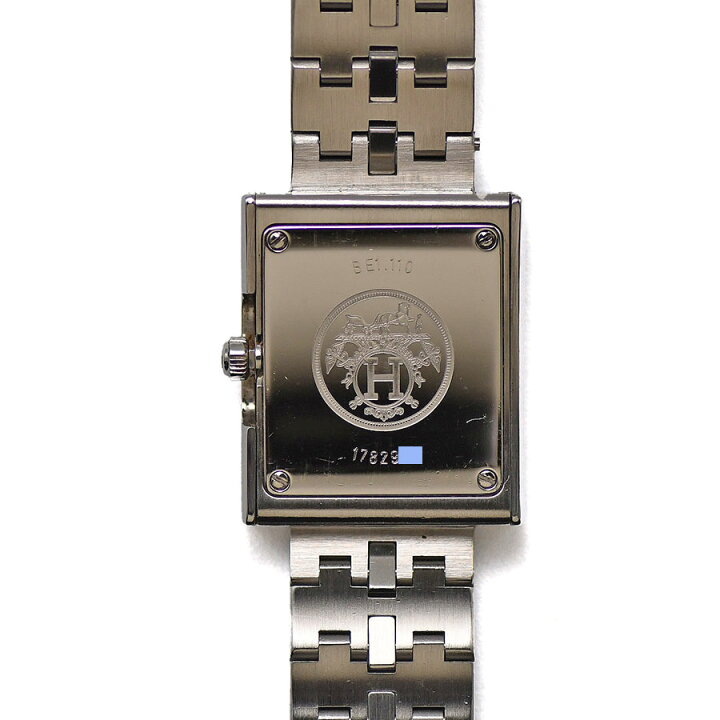 楽天市場】エルメス HERMES ベルトウォッチ BE1.110 クォーツ 白文字盤  
