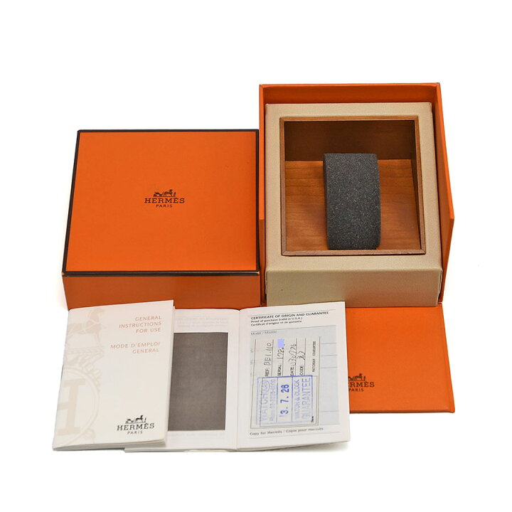 楽天市場】エルメス HERMES ベルトウォッチ BE1.110 クォーツ 白文字盤  