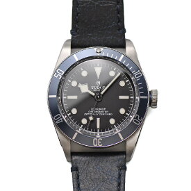 チューダー チュードル TUDOR ヘリテージ ブラックベイ 79230B-007 自動巻 クロノメーター SS/レザー メンズ 腕時計 研磨仕上げ済み 【中古】