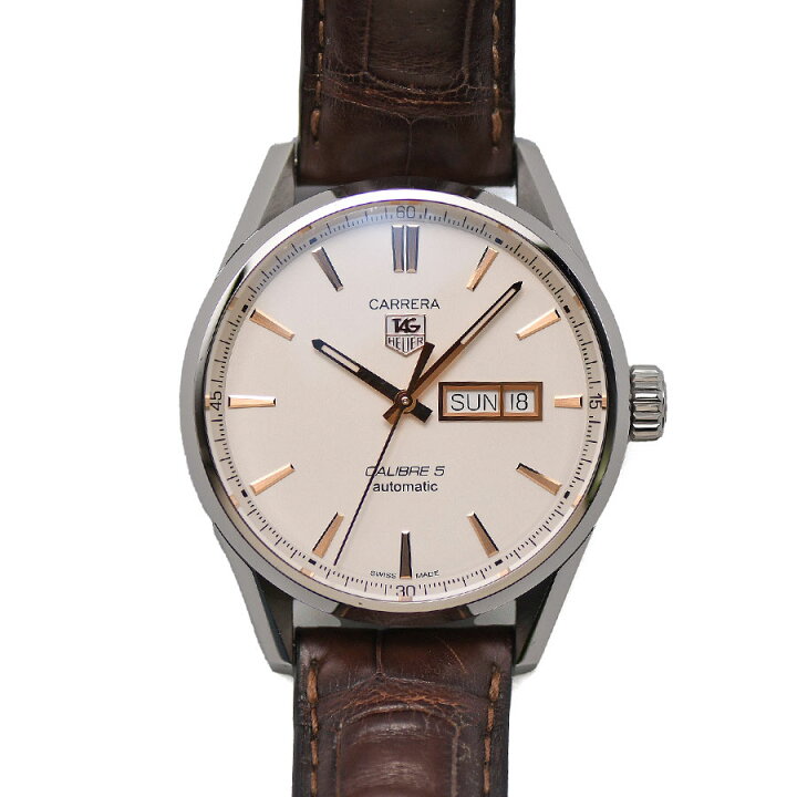楽天市場】タグホイヤー TAG HEUER カレラ キャリバー5 デイデイト 