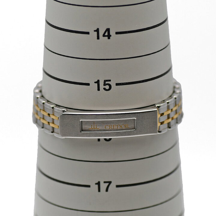 18KT/90年製/新品電池/美品/稼働 セイコー クレドール7371-0040 