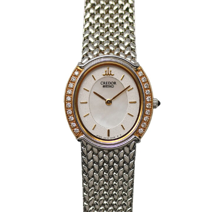 楽天市場】SEIKO セイコー CREDOR クレドール 5A70-3000 クォーツ SS 