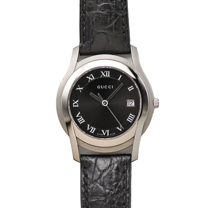 楽天市場】GUCCI グッチ Gクラス 5500M クォーツ ブラック 黒文字盤 SS  
