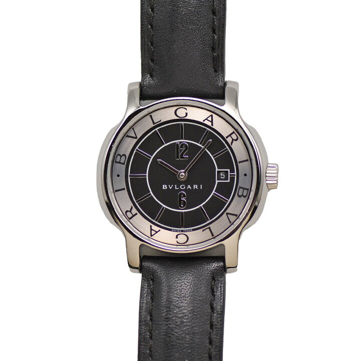 楽天市場】ブルガリ BVLGARI ソロテンポ ST29S クォーツ SS/レザー  