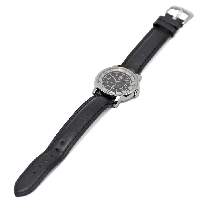 楽天市場】ブルガリ BVLGARI ソロテンポ ST29S クォーツ SS/レザー 